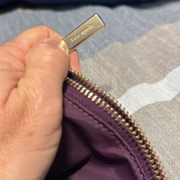 Kate Spade Vibrant Purple Tote with Patterned Scarf - Picture 7 of 7